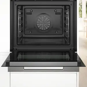 Bosch Series 8 HBG7741B1B Built-in Single Multi-function pyrolytic Oven - Black