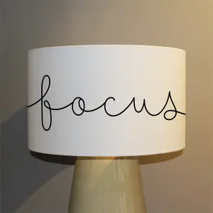 Text Focus (Ceiling & Lamp Shade) / 25cm x 22cm / Ceiling Shade