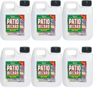 Everbuild Patio Wizard Concentrated 1 Litre (Pack of 6)