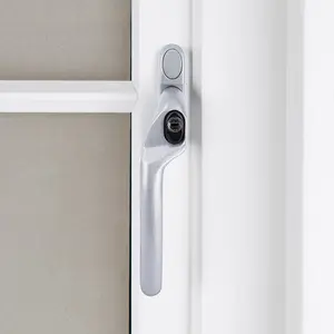 Timber Series Connoisseur MK2 Offset Locking Espag Window Handle - Silver (Left Hand)