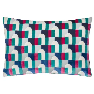 Paoletti Keela Cut Velvet Polyester Filled Cushion