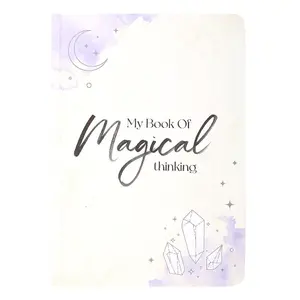 Something Different My Book Of Magical Thinking A5 Notebook White/Black/Purple (One Size)