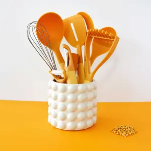 eKu Set 9 Kitchen Utensils Set Mustard