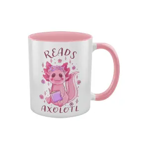 Grindstore Snaxolotl Inner Two Tone Mug White/Pink (One Size)