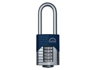 Squire Vulcan Long Boron Shackle Combination Padlock 60mm