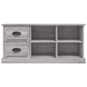 Berkfield TV Cabinet Grey Sonoma 102x35.5x47.5 cm Engineered Wood