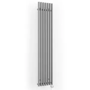 Terma 230V 0.8kW Salt n Pepper Smart Vertical Oil-filled radiator