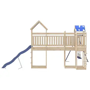 Berkfield Outdoor Playset Solid Wood Pine