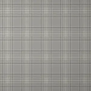 GoodHome Falcata Beige Fabric effect Checked Smooth Wallpaper Sample