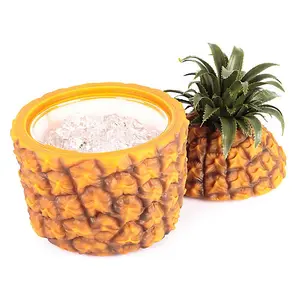 Pineapple Shaped Insulated Retro Ice Bucket