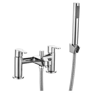 RAK Morning Polished Chrome Modern Bath Shower Mixer Tap Solid Brass