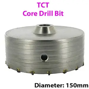 PRO 150mm (5.91") TCT Core Drill Bit Tile Marble Glass Brick Hole Saw Cutter