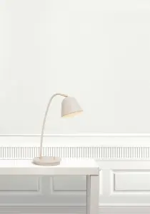 Nordlux Fleur Indoor Living Dining Bedroom Table Light In Beige (Diam) 15.3cm