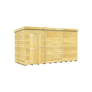 DIY Sheds 12x5 Pent Shed - Single Door Without Windows