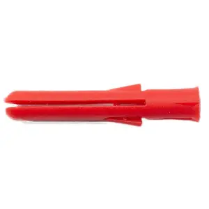 P2/100 Talon Plastic Fixing Wall Plugs Red 5.5x42mm 100 Pack