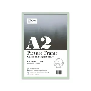 A2 Mint Green Picture Frame Fits A2 (42 x 59.4cm - 16.5 x 23.4in) Poster, Photo, Artwork, or Print.