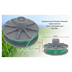 Gardena Grass Trimmer Strimmer Spool and Line 2mm x 4m by Ufixt