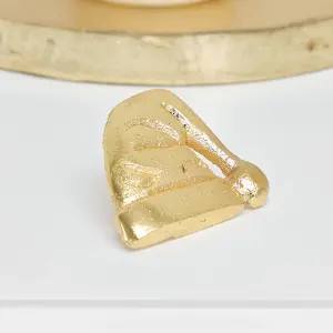 Melody Maison Gold Santa Hat Candle Pin