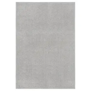 Rug Short Pile 160x230 cm Light Grey