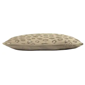 Kai Faline Animal Jacquard Rectangular Feather Filled Cushion