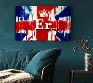 Er Flag Canvas Print Wall Art - Medium 20 x 32 Inches