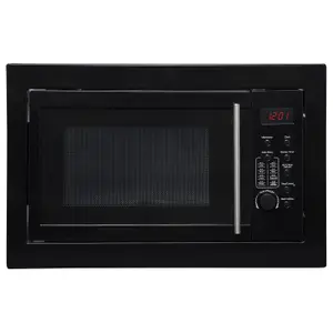 Black Integrated Microwave Oven, Built-in 900W 25L, Digital Display- SIA BIM25BL