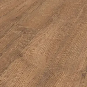 Rostock Plank Oak effect Laminate Flooring, 1.48m²