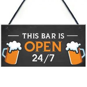 Funny Bar Sign Humour Joke HOME BAR Man Cave Pub Garage Sign  Gift