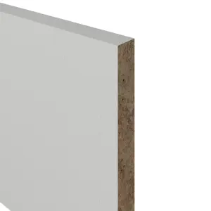 Tydeman Grey Painted wood effect Square edge Plinth, (L)2400mm