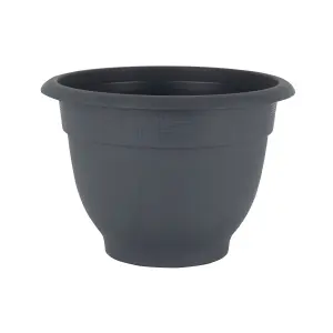 Wham Set 4 Bell Pot 48cm Round Plastic Planter Slate