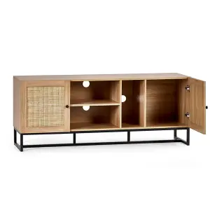 Natural Stylish Rattan TV Unit