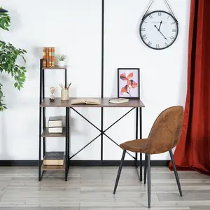 Blohm Desk Black / Dark Oak