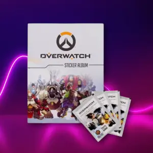 Overwatch Sticker Book Starter Pack Album Incl. 4 Sticker Packs