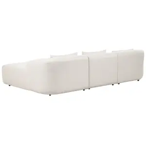 Corner Sofa SVANSELE Light Beige Fabric Left Hand