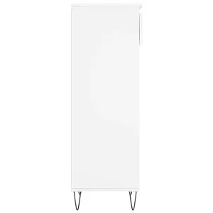 Shoe Cabinet White 40x36x105 cm Engineered Wood