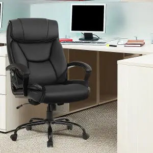 Costway Executive Chair 6 Point Massage 360 Swivels Adjustable High Back Office Chair