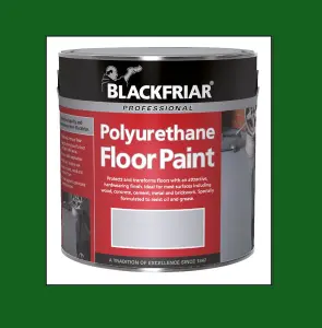 Blackfriar Polyurethane Floor Paint - Hard Wearing - Green - 5 Litre