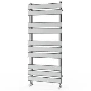 Rinse Flat Panel Chrome Towel Radiator Bathroom Heated Towel Rail 1000x450mm