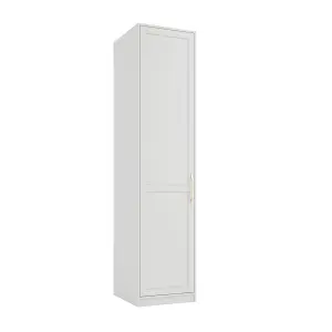 AUSTEN WHITE SINGLE DOOR WARDROBE