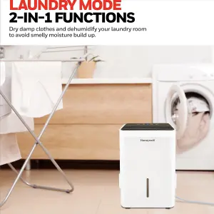 12L Day Dehumidifier Low Energy 24Hr Timer Washable Dust Filter 2.5L Water Tank