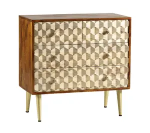 Edison Modern Stylish 4 Drawer Chest