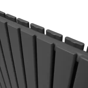 Designer Flat Radiator - 600 x 1190mm - Anthracite