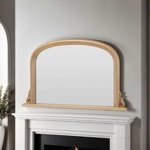 Overmantle Gold Classic Mirror 122(w) x 77cm(h)