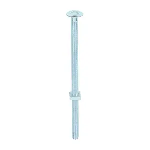 TIMCO Roofing Bolts & Square Nuts Silver - M8 x 160