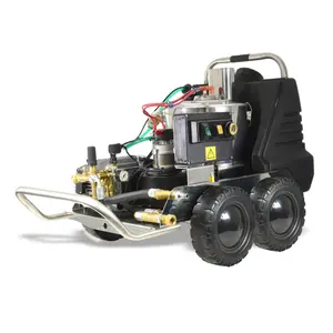 V-TUF RAPID MSH 240v Professional Hot Water Industrial Mobile  Pressure Washer - 120Bar, 9L/min