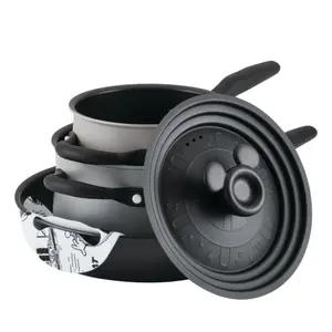 Meyer Disney 100 Steamboat Willie Limited Edition Round Stackable Non-Stick Pan Set Pack of 4