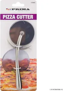 Professional Pizza Cutter Utensil Tool Blade Handle Grip Round Wheel Slicer