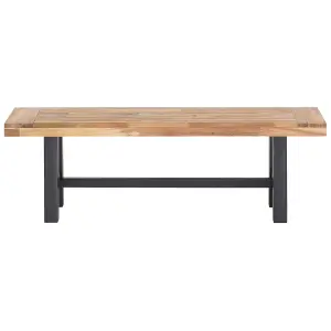 Garden Bench SCANIA Acacia Wood Black