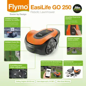 Flymo Easilife Go 250 Cordless Robotic lawnmower