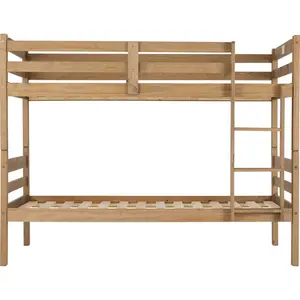 Alfano Single (3') Standard Bunk Bed Natural Wax